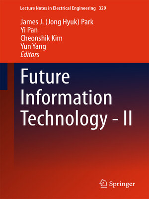 cover image of Future Information Technology--II